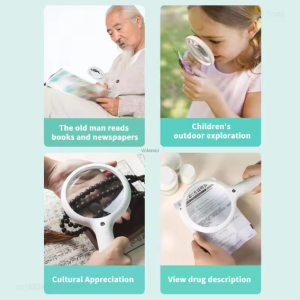 Xiaomi Handheld Magnifier Adjust Brightness Night Light