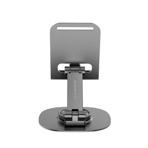 XO-C151 Metal 360° Rotating Black Phone Holder – Stylish and Versatile Support
