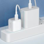 MOMAX CN Standard Adapter Plug PD 20W Wall Charger with Type-C Port - White