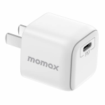 MOMAX CN Standard Adapter Plug PD 20W Wall Charger with Type-C Port - White