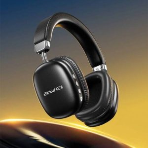 AWEI AT7 wireless headphones Bluetooth black