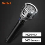 NexTool 3600 Lumens Thunder Searching Rechargeable Flashlight (NE20168)