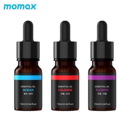 Momax Eco360 Solar Car Aroma Diffuser (3pc) – Drive Fresh, Naturally