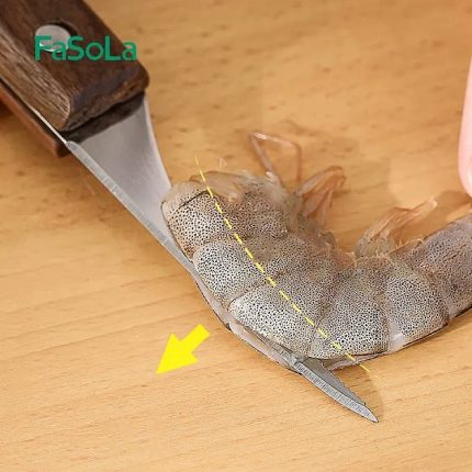 Fasola Shrimp Thread Machine For Kitchen Premium