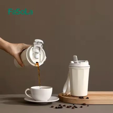 FaSoLa Double Drinking Coffee Cup (390ml)