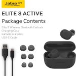 Jabra Elite 8 Active - Advanced HearThrough Sports Wireless Bluetooth Earbuds