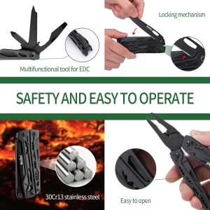 Nextool Black Knight 11 in 1 Multi-function Camping Tools