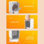 Silent Oscillating Electric Heater Fast Heating Intelligent Temperature Control
