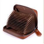 BanYaNu Card Holder Genuine Leather 12 Port