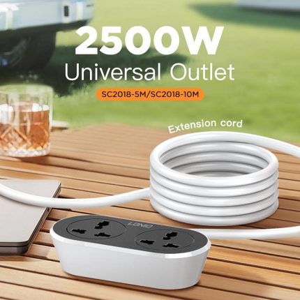 LDNIO SC2018 Universal Outlet Extension Cord – 5M