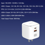LDNIO Q2617 Super Fast GaN Charger Travel Adapter