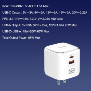 LDNIO Q2617 Super Fast GaN Charger Travel Adapter