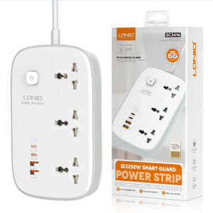 LDNIO SC3416 Universal 220v Power Socket Travel Adapters