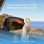JISULIFE FA20X Turbocharged Handheld Fan – Powerful & Portable Cooling