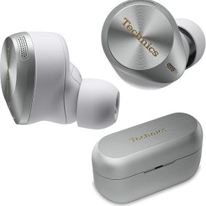 Technics EAH-AZ80 True Wireless Earbuds (Silver) – Premium Sound & Advanced Noise Cancellation