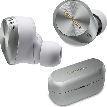Technics EAH-AZ80 True Wireless Earbuds (Silver) – Premium Sound & Advanced Noise Cancellation