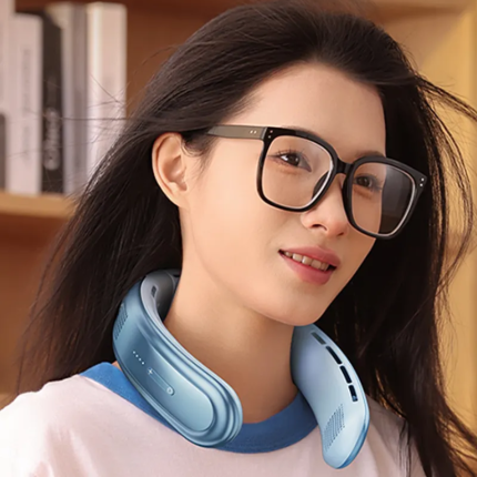 RTAKO BP626 Five-Core Cold Air Hanging Neck Fan – Ultimate Hands-Free Cooling