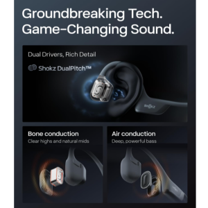 Shokz OpenRun Pro 2 – Premium Bone Conduction Sports Headphones