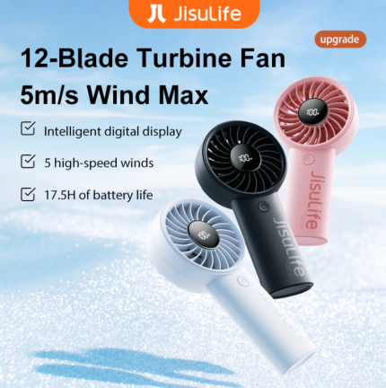 JISULIFE Handheld Fan Life4