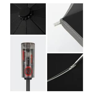 Transparent Mechanical Handle Automatic Safety Umbrella
