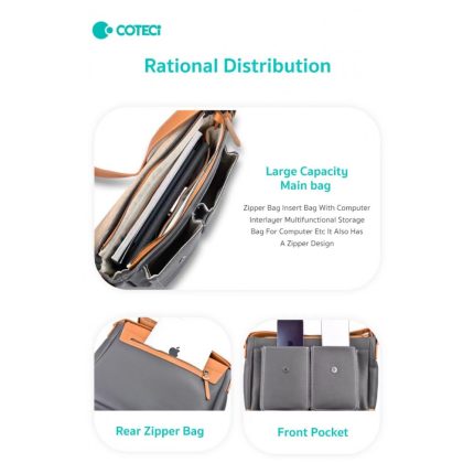 COTECi VINTAGE LEATHER PU SHOULDER BAG