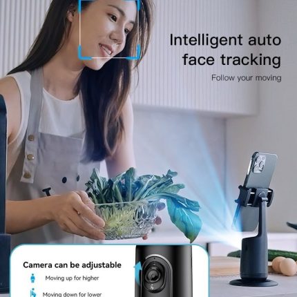 Close-up of Yesido SF15 rotating tripod base with AI sensor