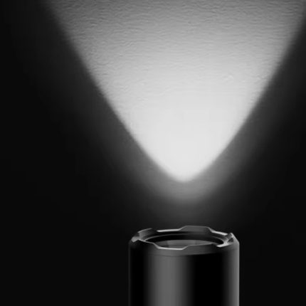 Xiaomi Mijia flashlight used outdoors during camping at night
